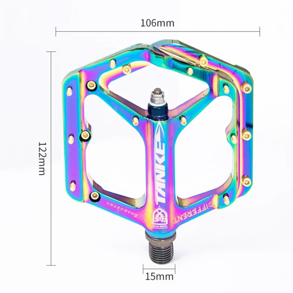 Nebublu Colorful Cycling Road Bike Pedals, Non-slip Aluminium MTB Bike Pedals - Perfect for  Adventures!