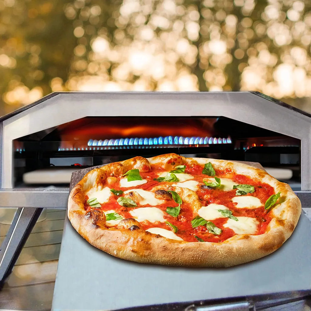 12 Gas Pizza Oven - Stainless Steel Outdoor Pizza Oven - Portable Gas Pizza Oven For Stone Baked Pizzas – excellent For Any Outdoor Kitchen