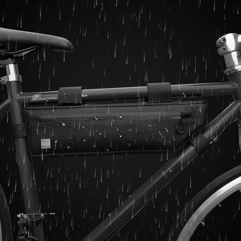 SAHOO Bike Pack,Tube Frame Road Bike Pouch Bike Under Tube Waterproof Bike Frame M Road Frame  MTB
