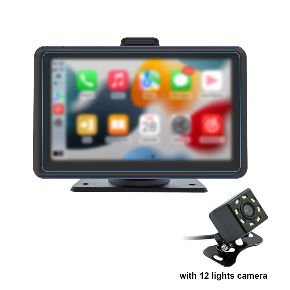 Apexeon Car Stereo,Camera Dual MP5 Player Dual USB Car Audio Portable Car 7'' 720P 5.0  suitable Car Stereo 5.0 matching USB BT Receiver BT 5.0 12 Auto matching Android Stereo 720P Car