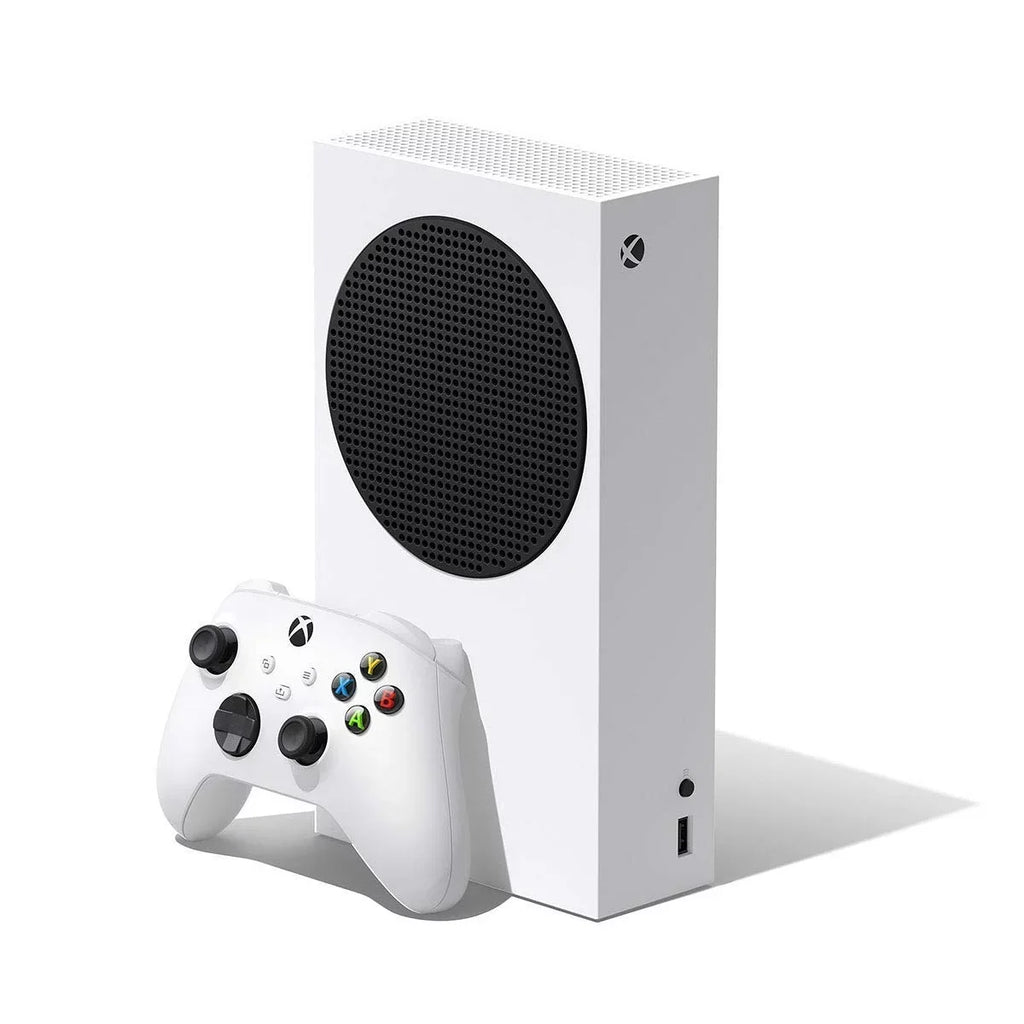 Xbox Series S 512GB white Gaming Console + Gaming Earbuds With Microphone BOLT AXTION Bundle Used
