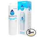 3-Pack Replacement for Amana ASD2627KES Refrigerator aqua Filter - matching with Amana UKF8001AXX Fridge liquid Filter Cartridge