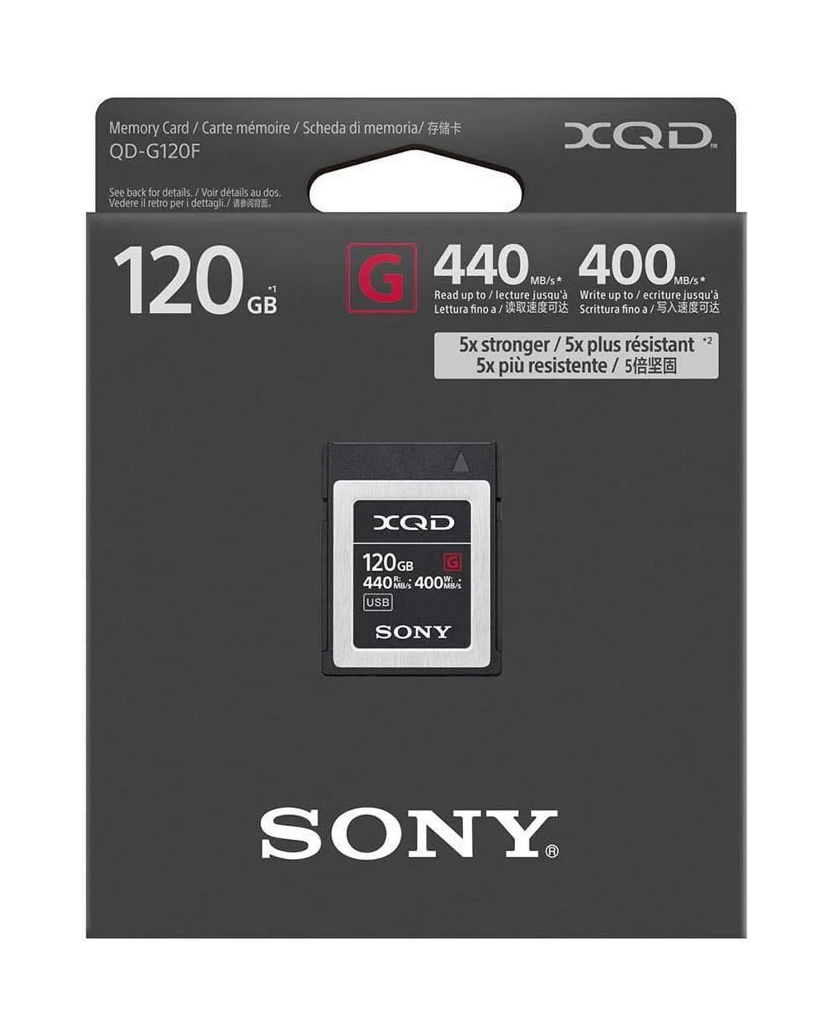 G-series Qd-g120f - Flash Memory Card - 120 Gb - Xqd