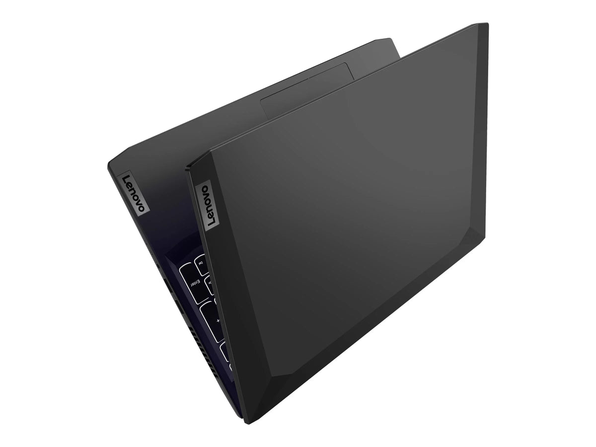 IdeaPad Gaming 3 15ACH6 82K2 - 180-degree hinge design - AMD Ryzen 5 - 5600H / up to 4.2 GHz - Win 11 Home - GF GTX 1650  - 8 GB RAM - 512 GB SSD NVMe - 15.6" IPS 1920 x 1080 (Full HD) @ 120 Hz - 802.11a/b/g/n/ac/ax - shadow black - kbd: US