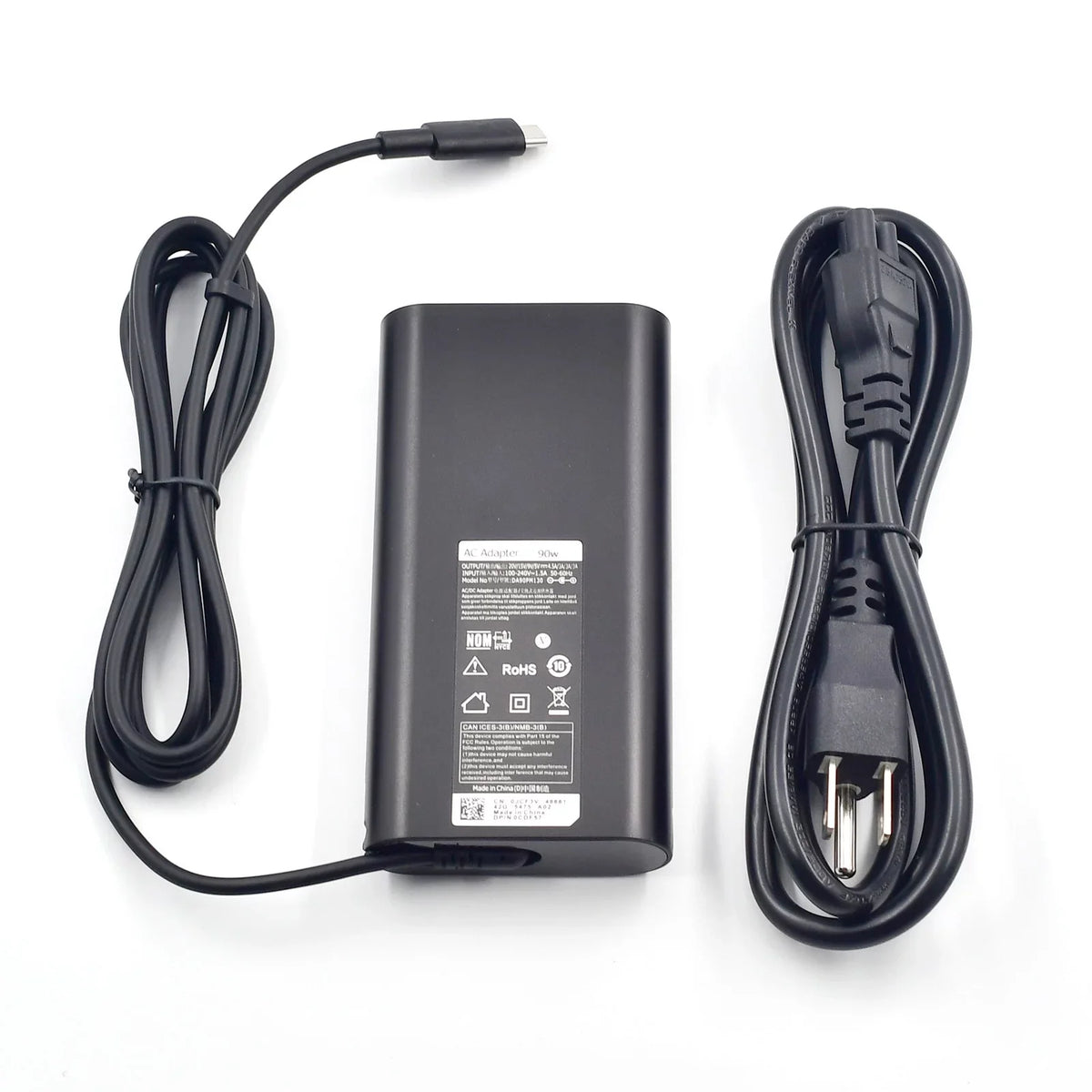 90W USBC Type C AC Adapter for  XPS 13 9370, 15 9560, Precision 5550, 5750, 3540 LA90PM170