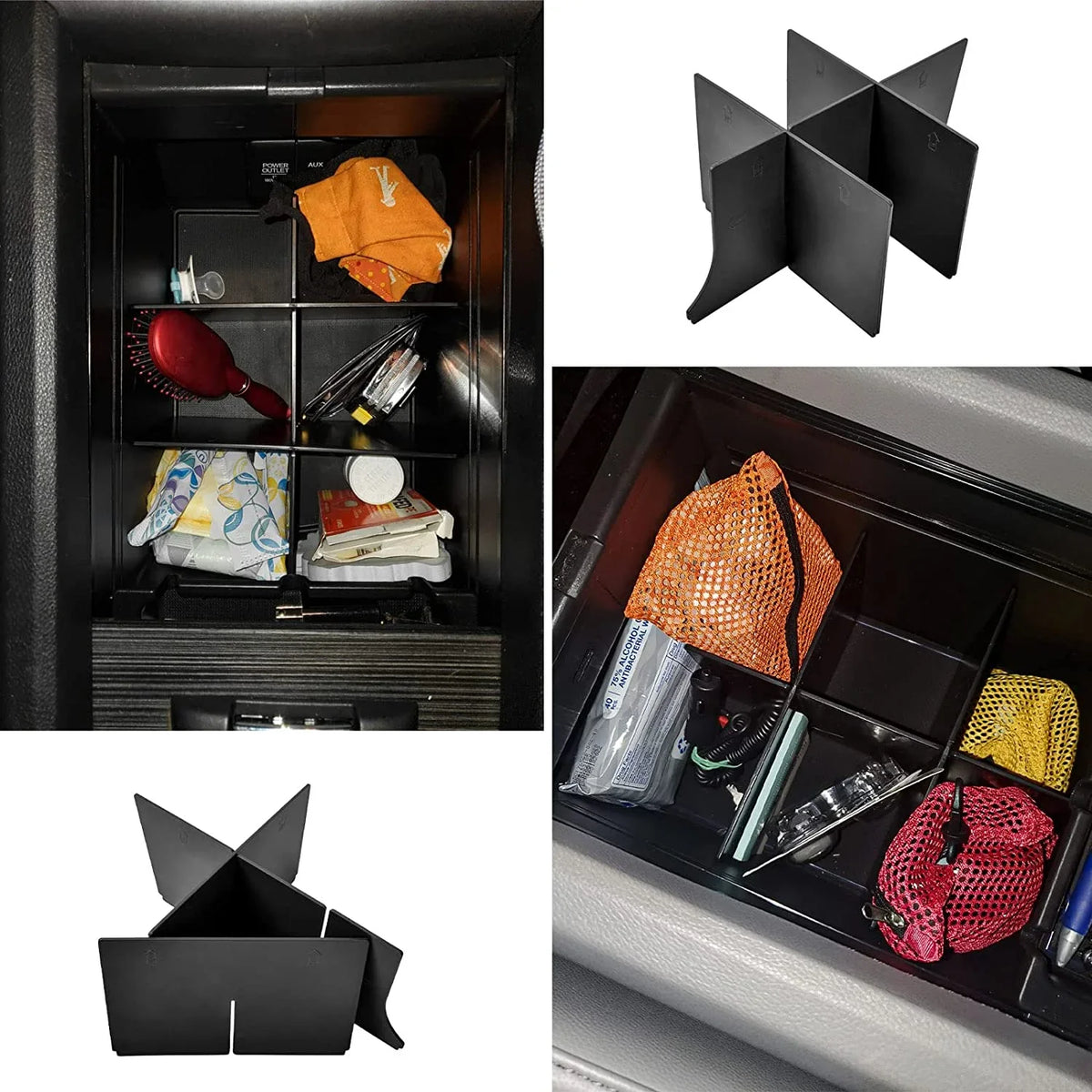 EDBETOS Center Console Organizer Insert matching with Honda Pilot 2016-2019 2020 2021 2022/ Ridgeline 2017-2023/ Passport 2019-2023 - Console Accessories
