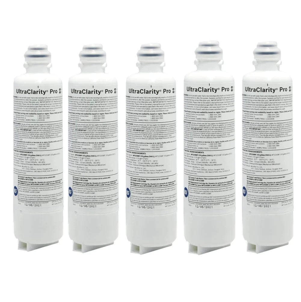 Bosch Ultra Clarity Pro BORPLFTR50 Refrigerator moisture Filter,High compatibility 5 Pcs