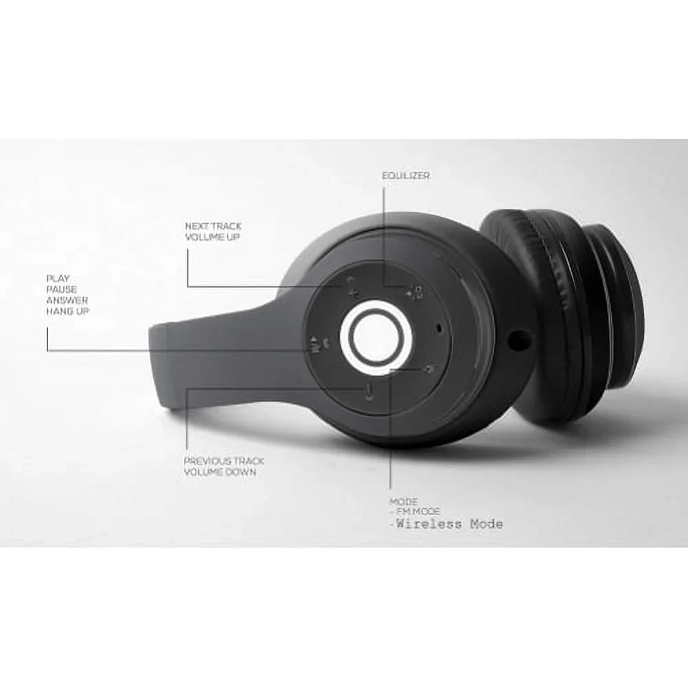 Wireless Headphones for  Galaxy S23/S22/S21/S20/Ultra/Plus - Foldable Headset w Mic Hands-free Earphones Earbuds Over Ear
