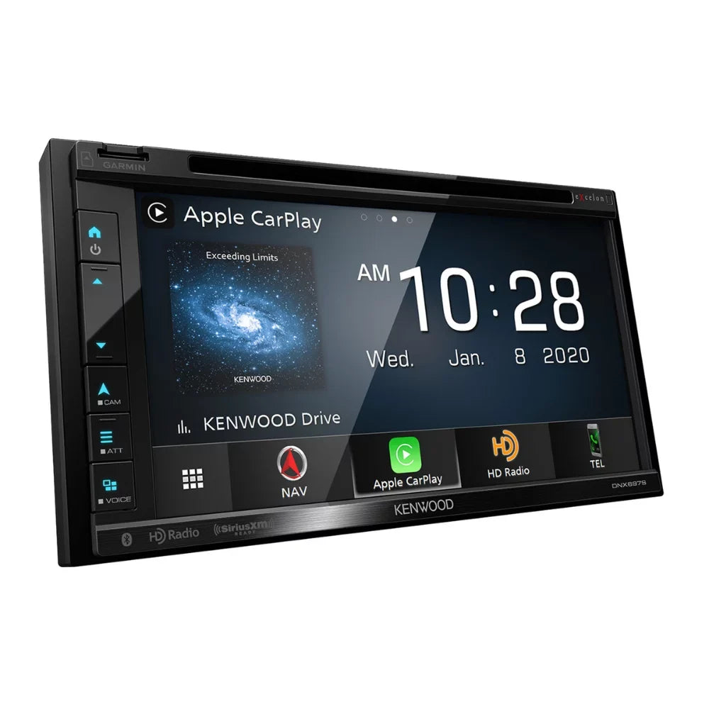 New Kenwood DNX697S 6.8" Navigation DVD Receiver & DRV-N520 Full HD Dashboard Camera
