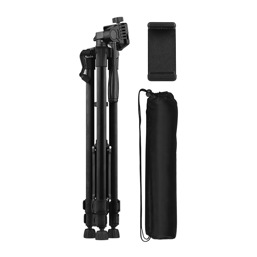 Height 135cm/53in with Carry Bag Phone Holder for DSLR Camera Smartphone. Andoer Lightweight Photography Tripod Stand Aluminum Alloy 3kg Load Capacity Max