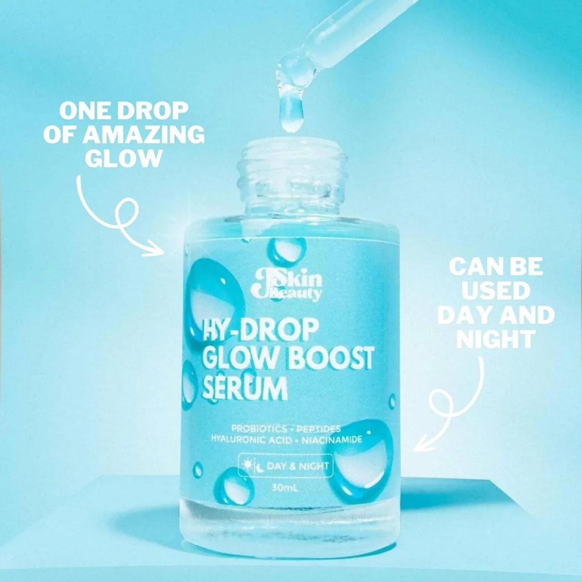 Glowing Skin Combo: JSkin Beauty Hydra Moist Ice liquid Sleeping Mask & Hydrop-Glow Boost Serum