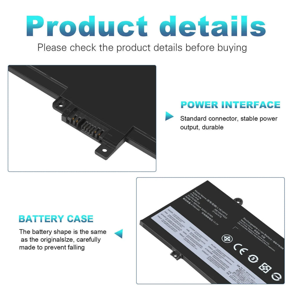 OEM 57Wh L17L3P71 Battery For  ThinkPad T480S SB10K97621