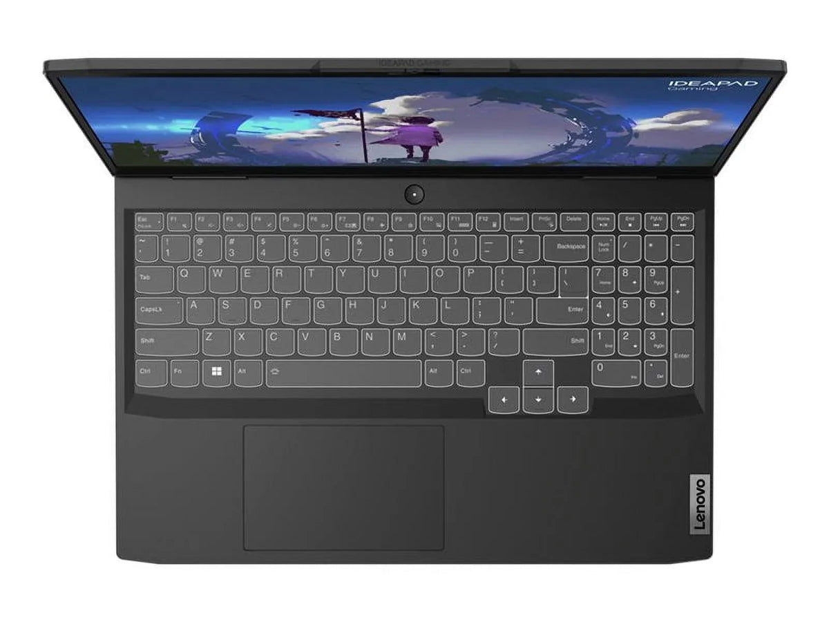 IdeaPad Gaming 3 15IAH7 82S9 -  Core i7 12700H / 2.3 GHz - Win 11 Home - GF RTX 3050 Ti  - 16 GB RAM - 512 GB SSD NVMe - 15.6" IPS 1920 x 1080 (Full HD) @ 120 Hz - Wi-Fi 6 - onyx gray - kbd: US