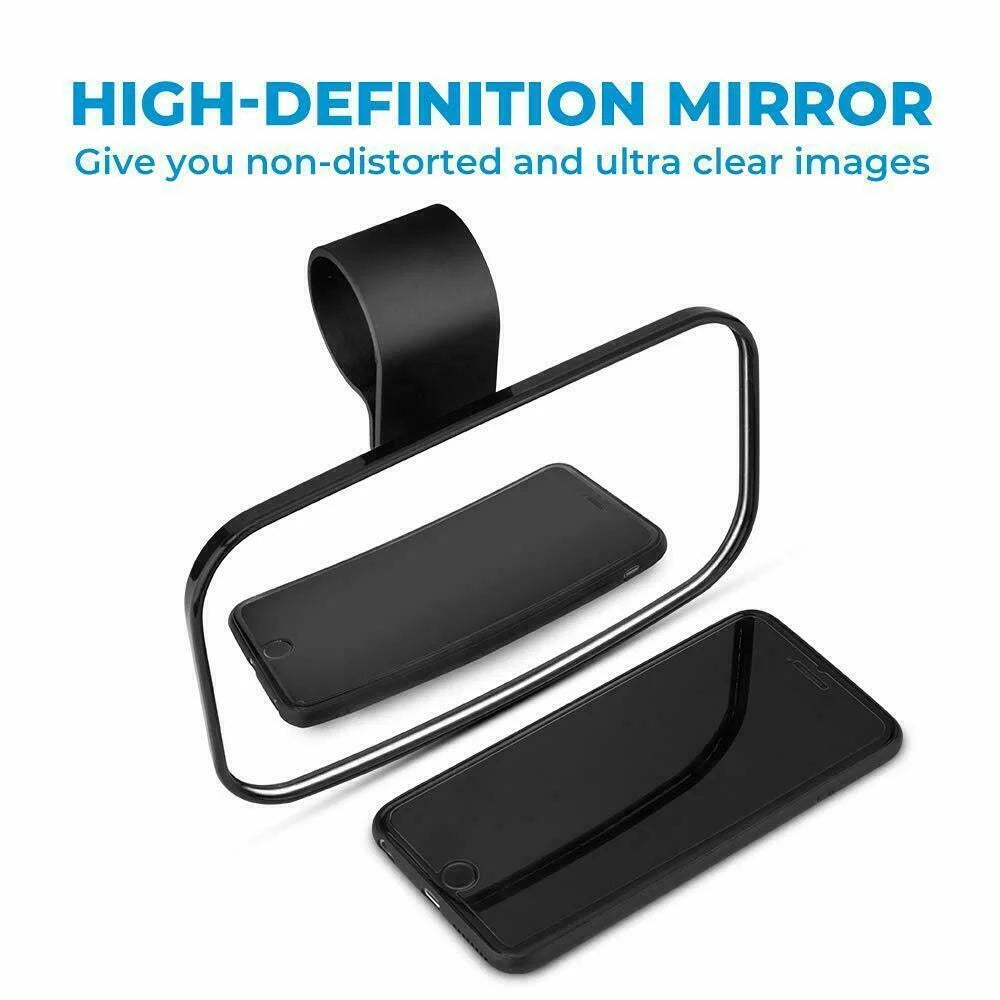 UTV Rear View Mirrors Set 1.75"-2" Bar Clamp Center Mirrors matching with Polaris RZR 900 1000 Can-Am X3
