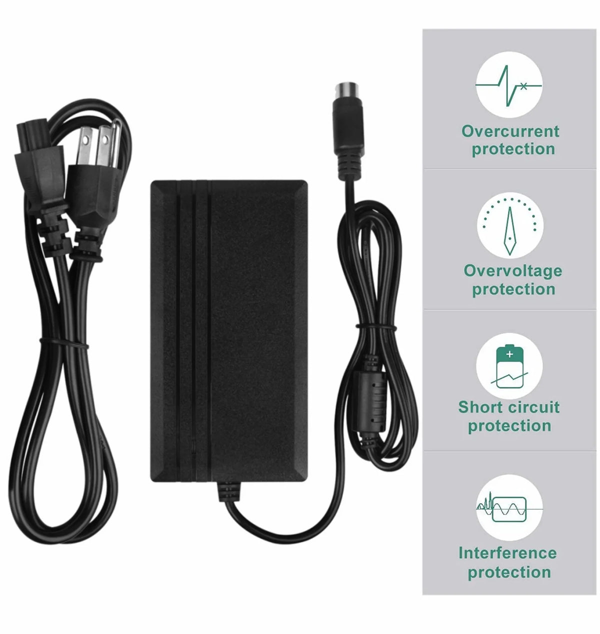 KONKIN BOO appropriate Global AC / DC Adapter Replacement for Topvision Display Technologies PPA7212U Top Vision Power Supply Cord Cable PS Battery Charger Mains PSU
