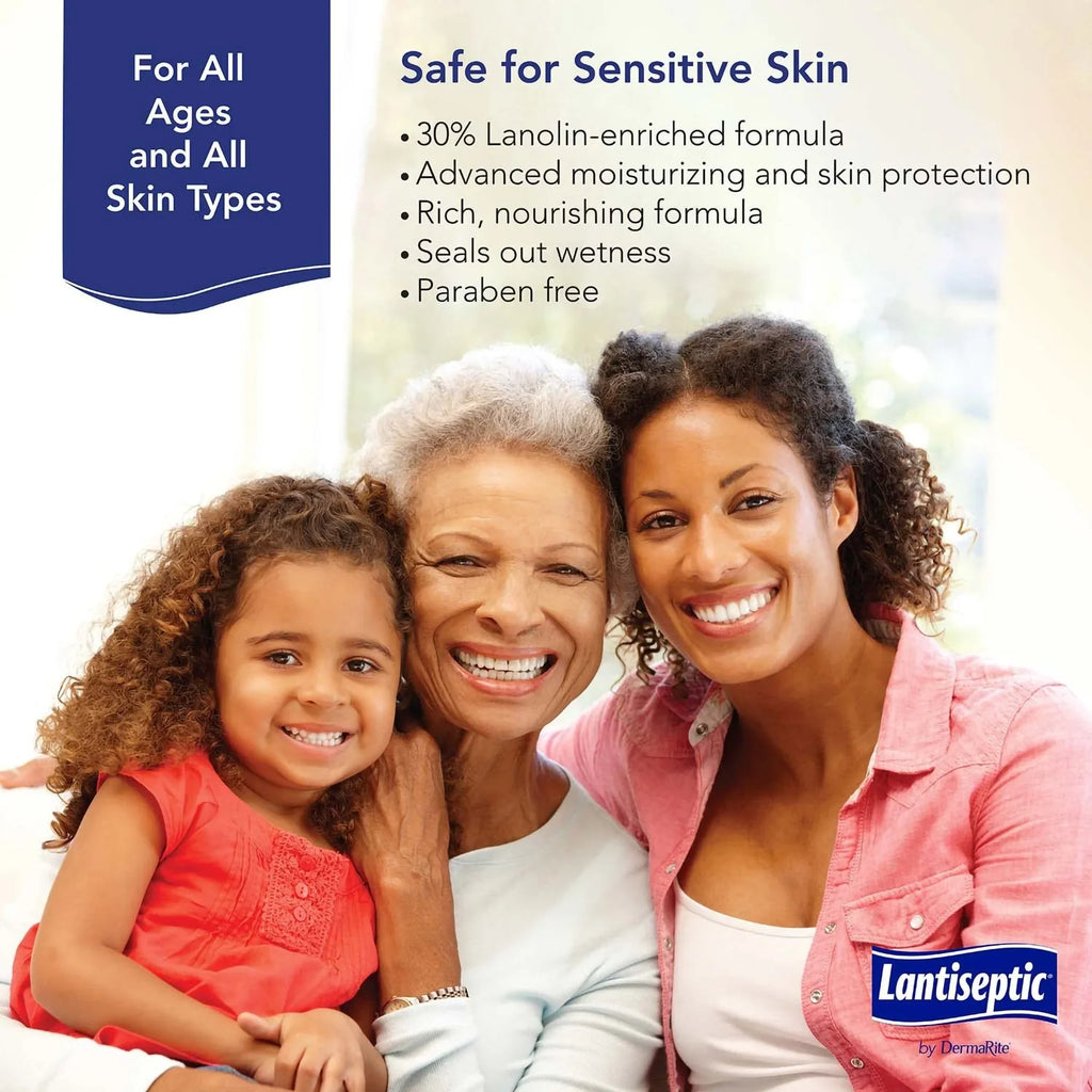 Jar LS0710 1 Ct. Lantiseptic Lanolin Scent Skin Protectant Cream 14 oz