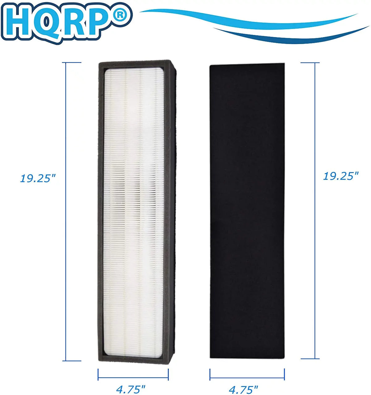 HQRP Kit: 2pcs Filter C & 4-pack Carbon Filters (Reserve) suitable with GermGuardian AC5300B AC5350W AC5350B AP2800CA AC5000E AC5250 AC5250PT Air Purifiers, FLT5000 Replacement