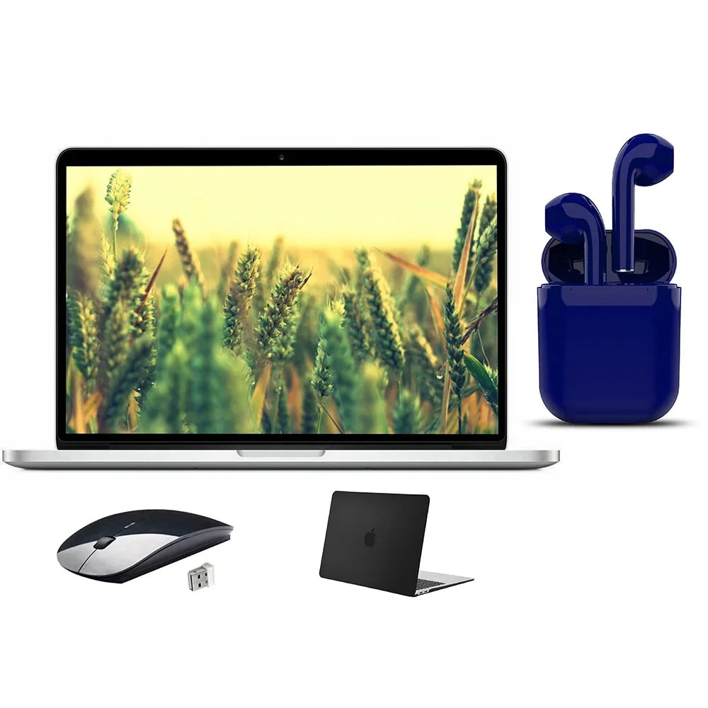 Restored -  MacBook Pro 13.3-inch,  Core i5, 500GB HDD, 8GB RAM, Bundle Deal: Black Case, Headset, Wireless Mouse, and Free 2-Day Shipping (Refurbished)