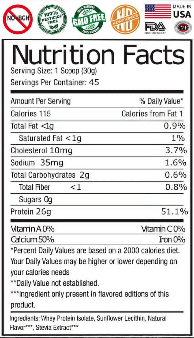 Bulk Whey Protein Isolate - High superior Protein by New World Nutritionals, Chocolate Flavor Protein Powder, 7.5 Ibs, Direct From Manufacturer