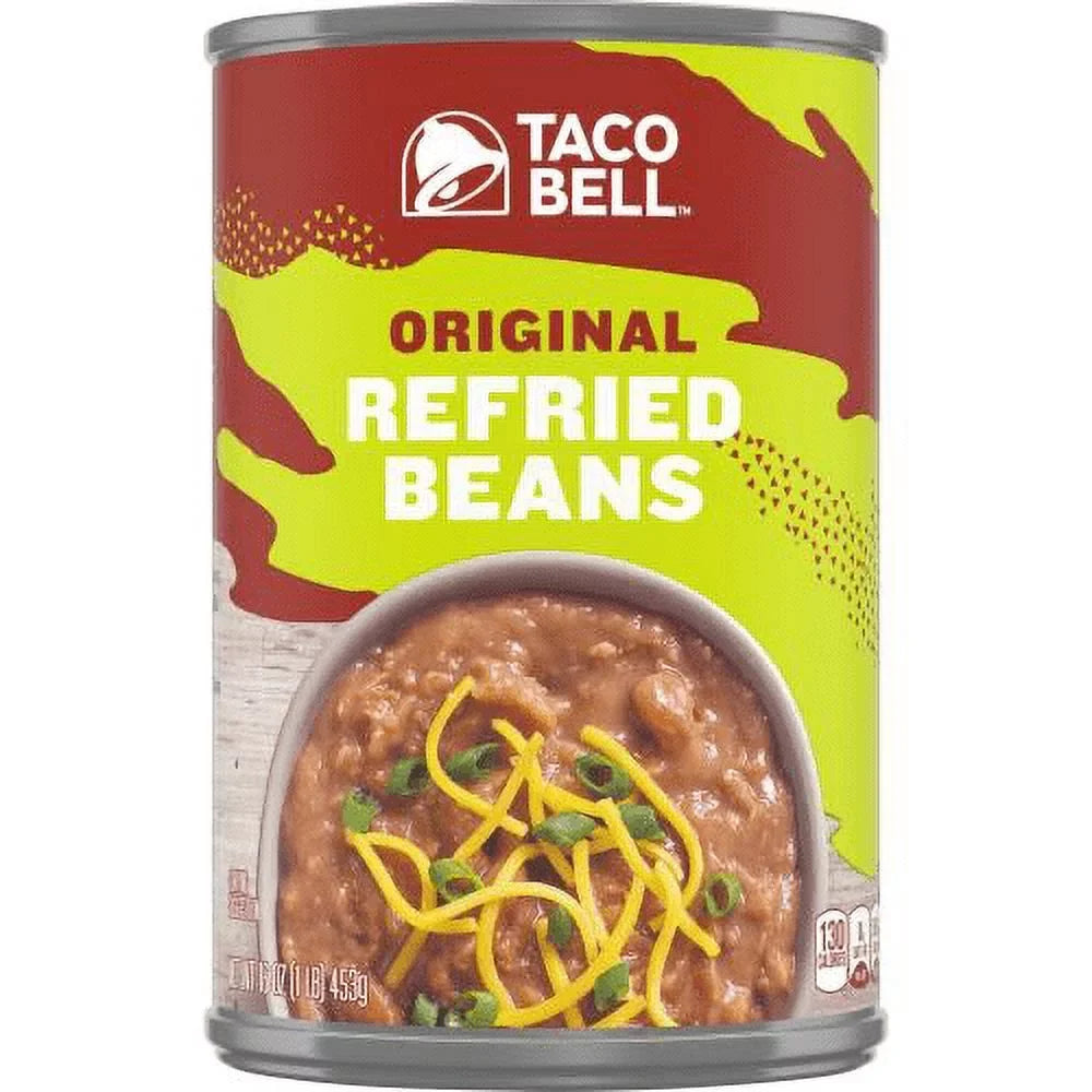 Can (Pack of 12). Taco Bell ® Original Refried Beans 16 Oz
