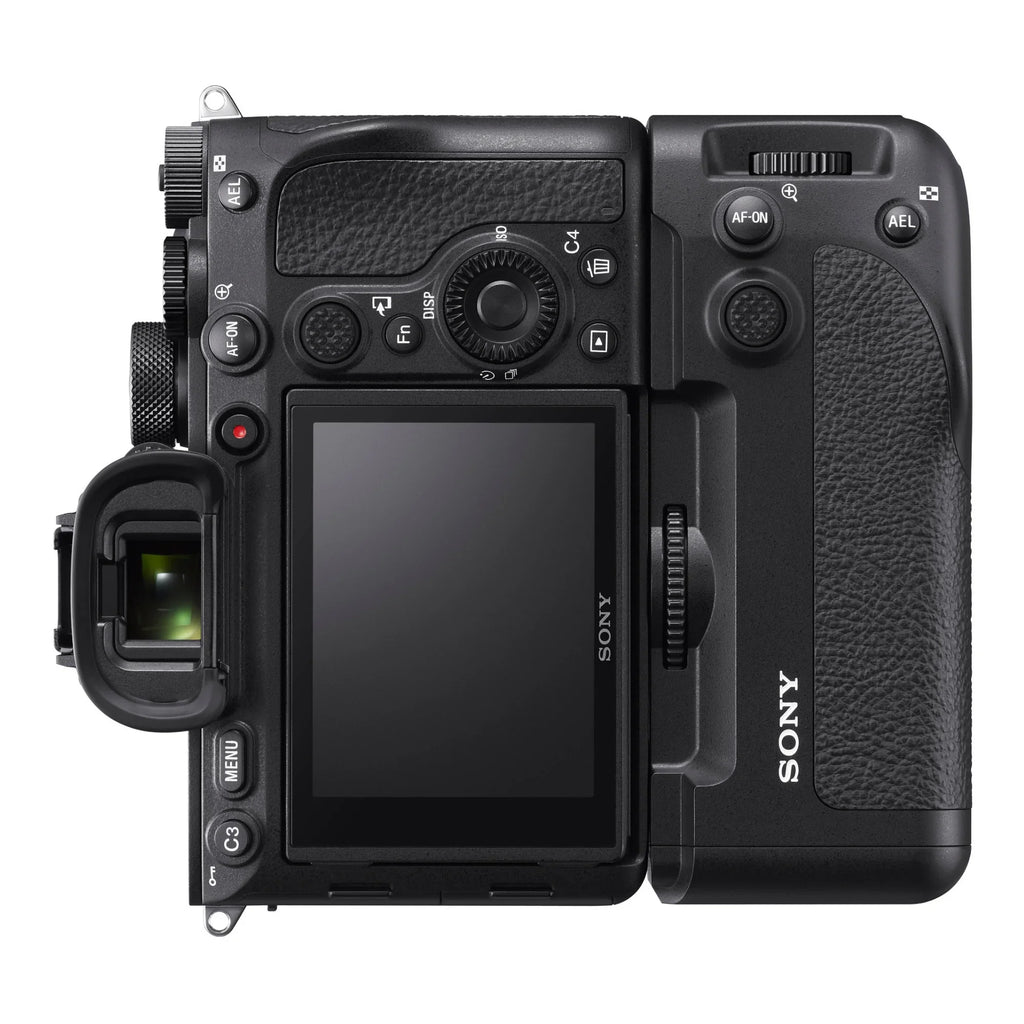 Vertical Grip for Alpha a7R IV Camera with 64GB SD Card Bundle