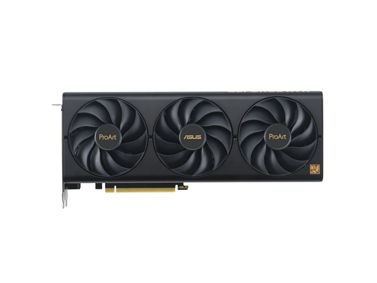 ProArt GeForce RTX 4070 SUPER OC Edition Graphics Card (PCIe 4.0, 12GB GDDR6X, DLSS 3, HDMI 2.1a, DisplayPort 1.4a) PROART-RTX4070S-O12G